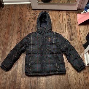 Polo Ralph Lauren Large 14-16 Multi color Puffer jacket